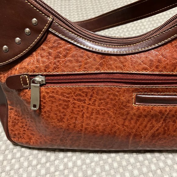 MC 2 Tone Brown Handbag - Picture 7 of 15